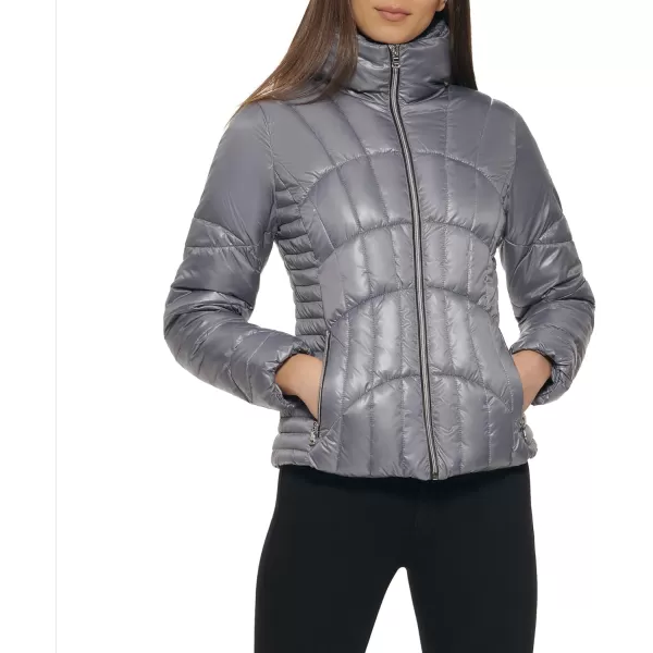 GUESS Womens Midweight Puffer JacketGrey