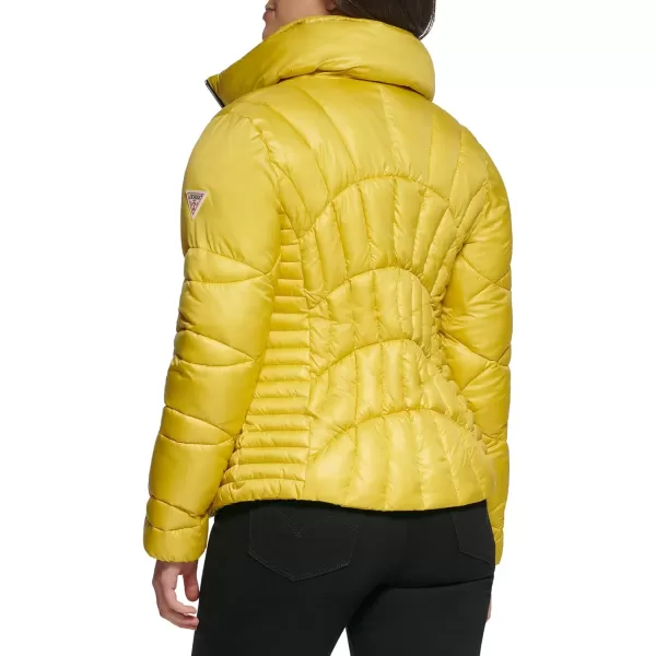 GUESS Womens Midweight Puffer JacketHighlighter