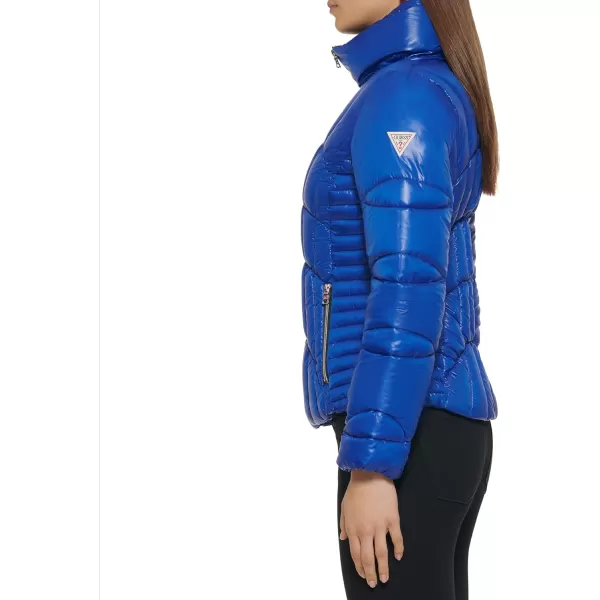 GUESS Womens Midweight Puffer JacketIndigo