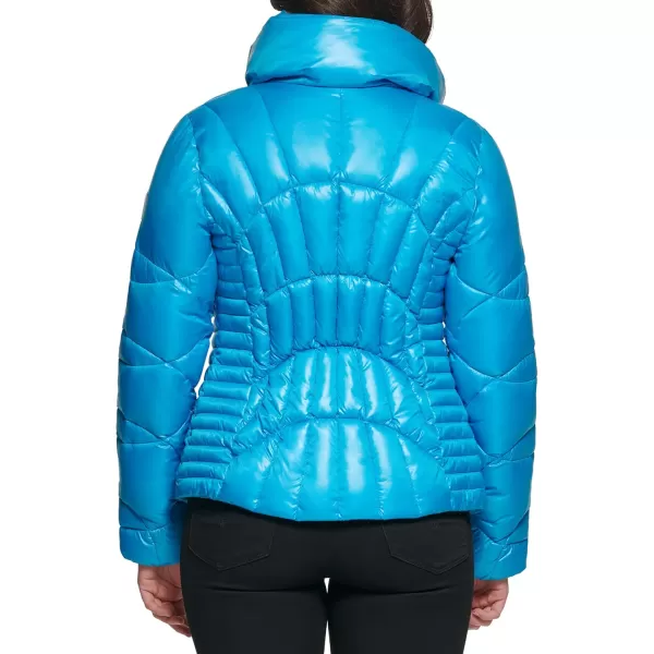 GUESS Womens Midweight Puffer JacketSky