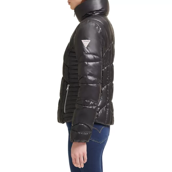 GUESS Womens Quilted Puffer JacketBlack