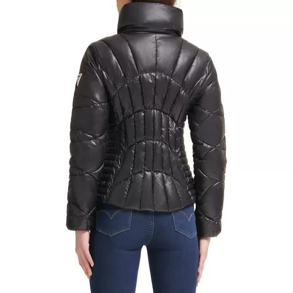 GUESS Womens Quilted Puffer JacketBlack