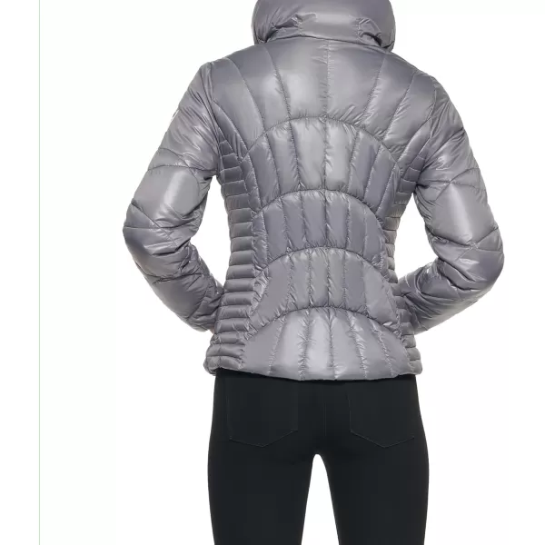 GUESS Womens Quilted Puffer JacketGrey