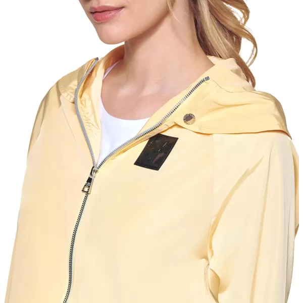 Karl Lagerfeld Paris Womens Short Zip Front with Logo on BackMellow Yellow