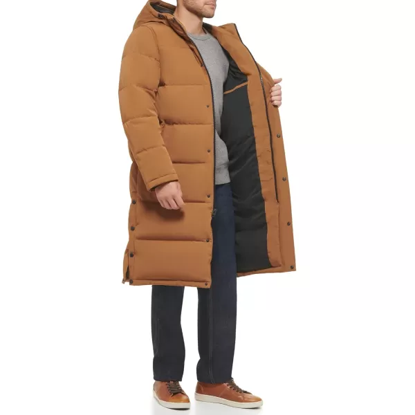 Levis Mens Arctic Cloth Extra Long ParkaBrown