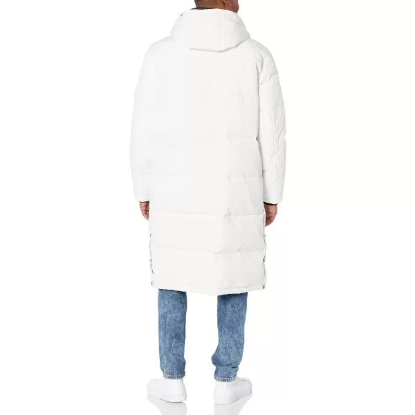 Levis Mens Arctic Cloth Extra Long ParkaWhite