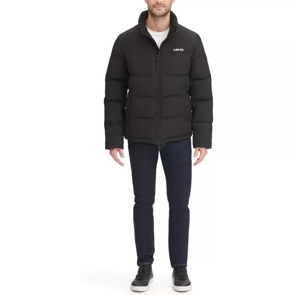 Levis Mens Arctic Cloth Retro Bubble Puffer JacketBlack