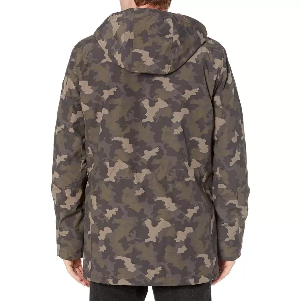 Levis Mens Arctic Cloth Sherpa Lined ParkaStandard Camouflage