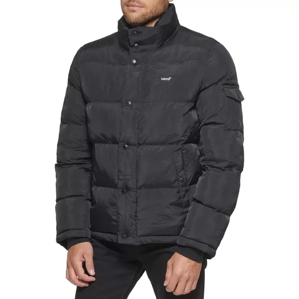 Levis Mens Bubble PufferBlack Taslan