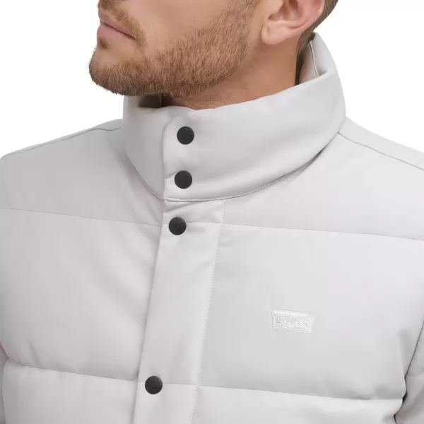 Levis Mens Bubble PufferIce Faux Leather