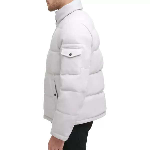 Levis Mens Bubble PufferIce Faux Leather