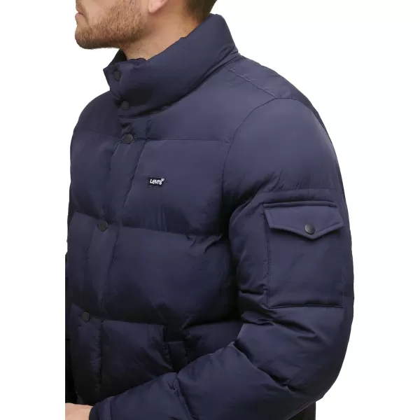 Levis Mens Bubble PufferNavy Taslan