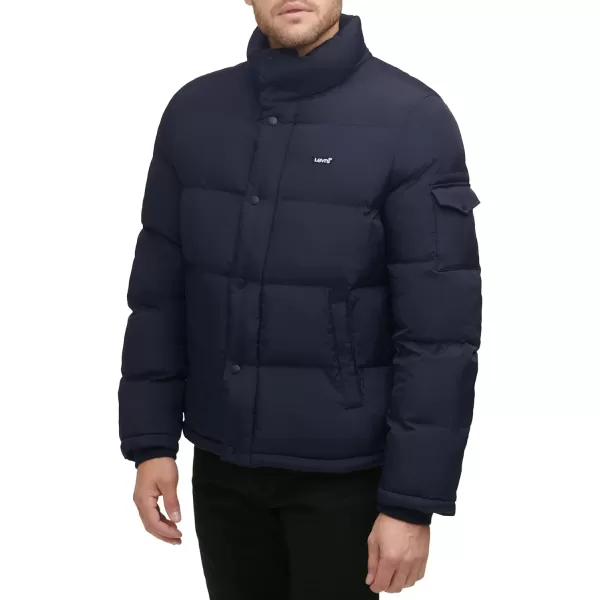 Levis Mens Bubble PufferNavy Taslan