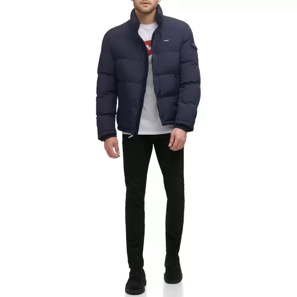 Levis Mens Bubble PufferNavy Taslan
