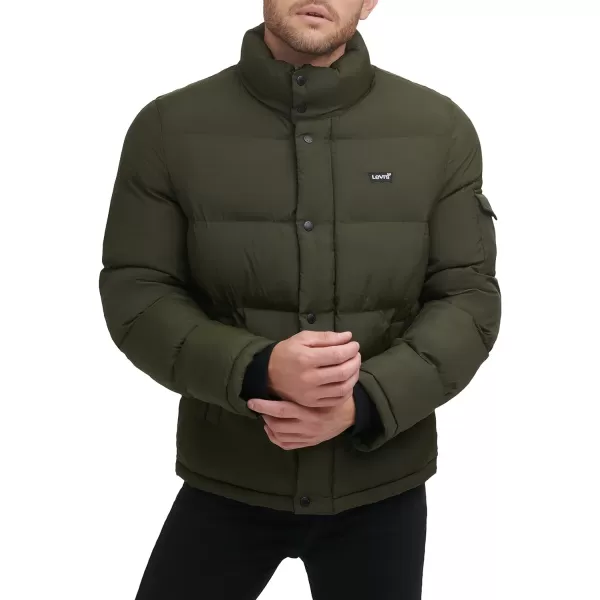 Levis Mens Bubble PufferOlive Taslan