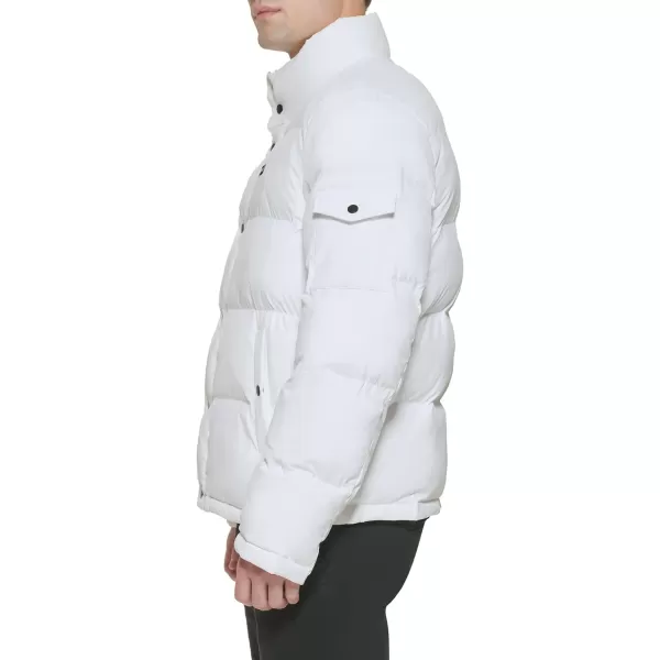 Levis Mens Bubble PufferWhite Taslan