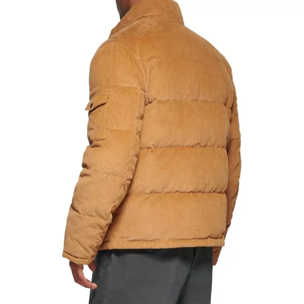 Levis Mens Bubble PufferWorker Brown Corduroy