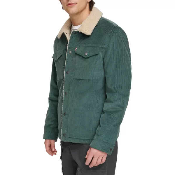 Levis Mens Corduroy Sherpa Trucker JacketAtlantis Wide Wale