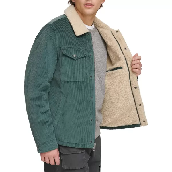 Levis Mens Corduroy Sherpa Trucker JacketAtlantis Wide Wale
