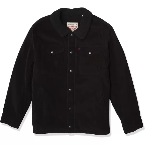 Levis Mens Corduroy Sherpa Trucker JacketBlack