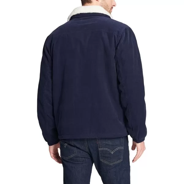 Levis Mens Corduroy Sherpa Trucker JacketNavy