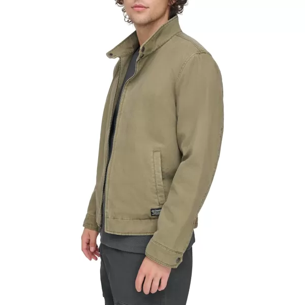 Levis Mens Cotton Canvas Harrington JacketLight Olive