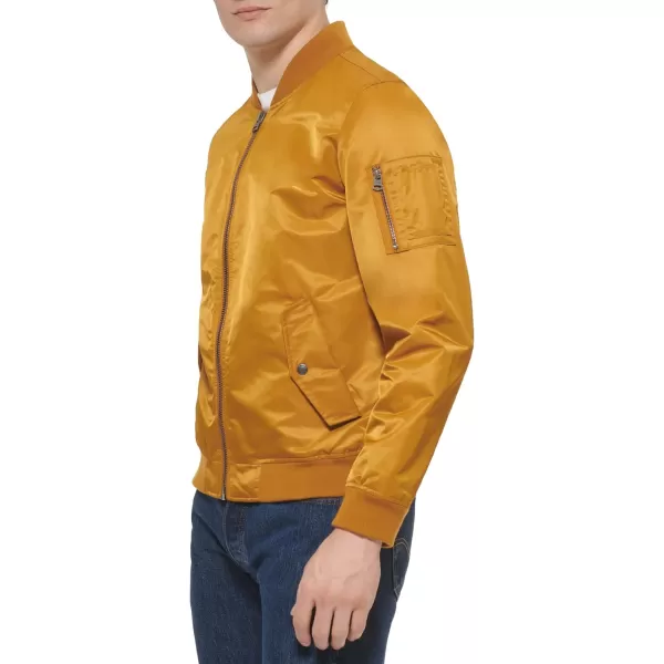 Levis Mens Flight Satin Bomber JacketSpice Ma1 Unfilled
