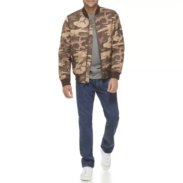 Levis Mens Ma1 Flight JacketBrownCoral