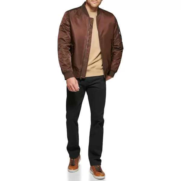 Levis Mens Ma1 Flight JacketDark Brown