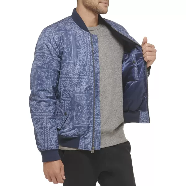 Levis Mens Ma1 Flight JacketFaded Blu Combo