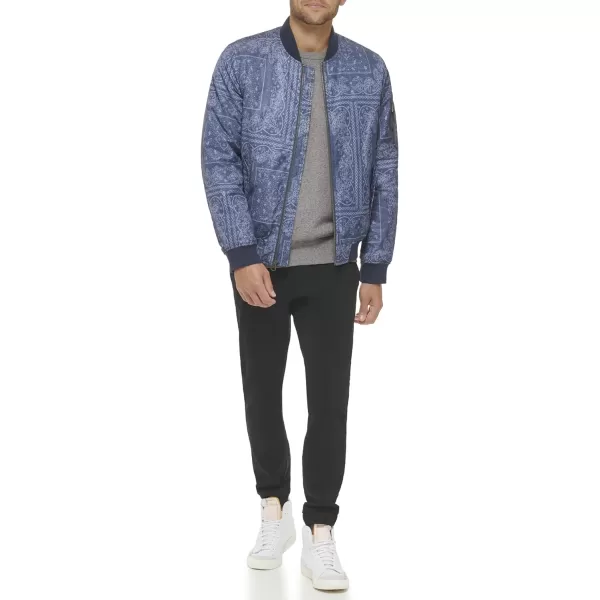 Levis Mens Ma1 Flight JacketFaded Blu Combo