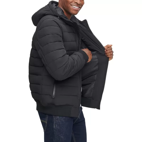 Levis Mens Quilted Bomber JacketBlack