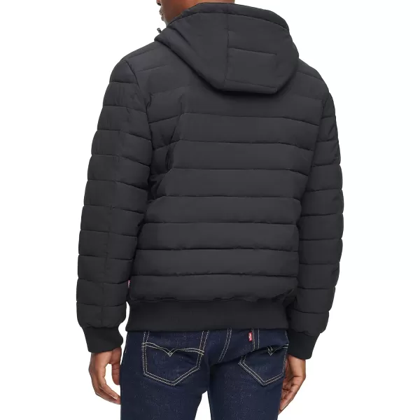 Levis Mens Quilted Bomber JacketBlack