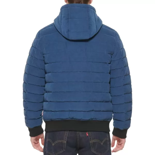 Levis Mens Quilted Bomber JacketBlue Corduroy