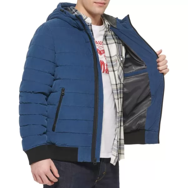 Levis Mens Quilted Bomber JacketBlue Corduroy