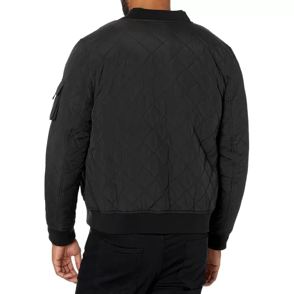 Levis Mens Quilted Utility Bomber JacketBlack