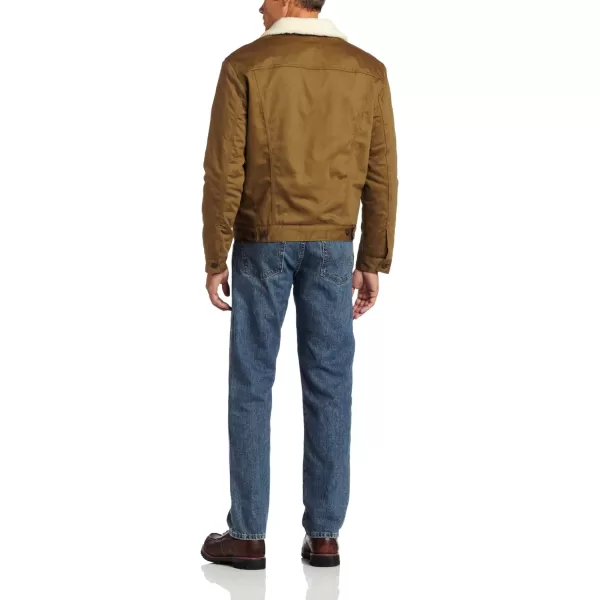 Levis Mens Sherpa Trucker Jacket Also Available in Big amp TallStandard Cougar Twill