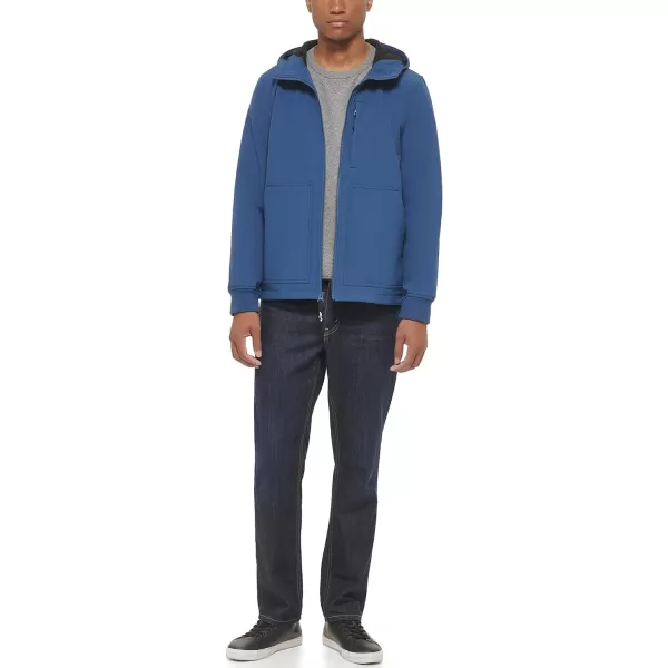 Levis Mens Soft Shell Trail Hoody JacketBlue