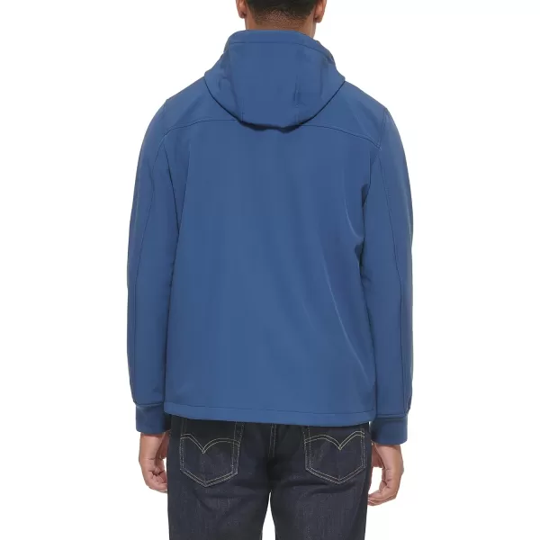 Levis Mens Soft Shell Trail Hoody JacketBlue