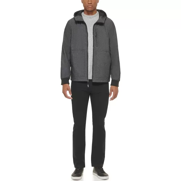 Levis Mens Soft Shell Trail Hoody JacketGraphite