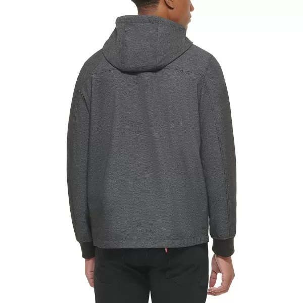 Levis Mens Soft Shell Trail Hoody JacketGraphite