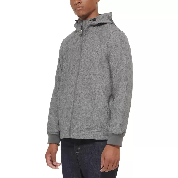 Levis Mens Soft Shell Trail Hoody JacketHthr Grey