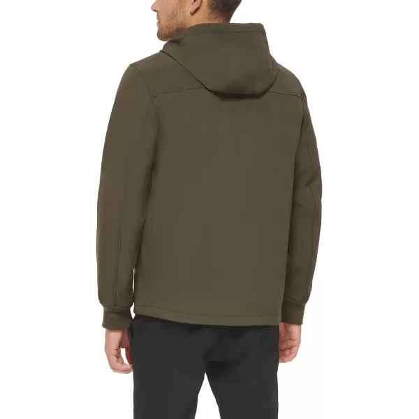 Levis Mens Soft Shell Trail Hoody JacketOlive