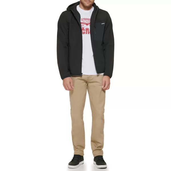 Levis Mens Softshell Active HoodieBlack