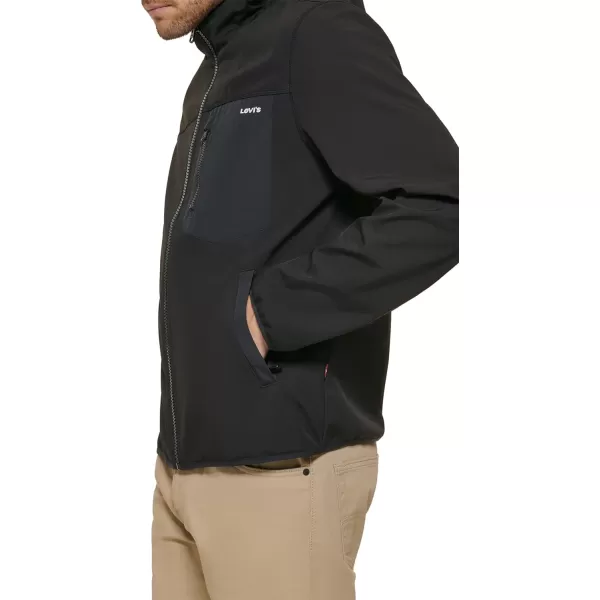 Levis Mens Softshell Active HoodieBlack