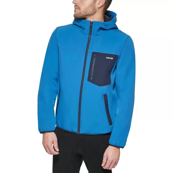 Levis Mens Softshell Active HoodieBlue