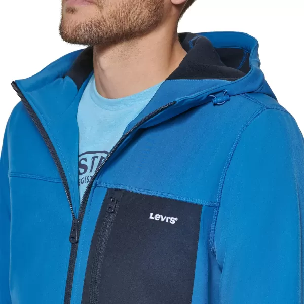 Levis Mens Softshell Active HoodieBlue