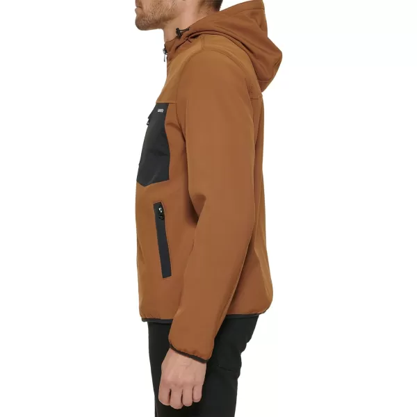 Levis Mens Softshell Active HoodieBrown