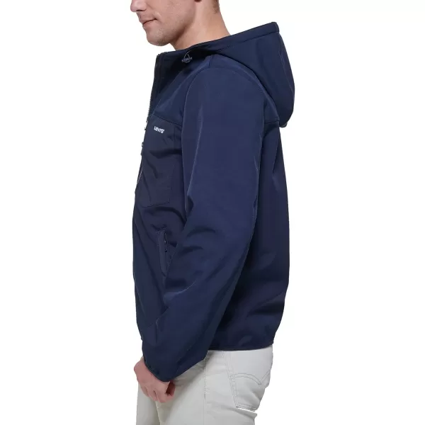 Levis Mens Softshell Active HoodieNavy