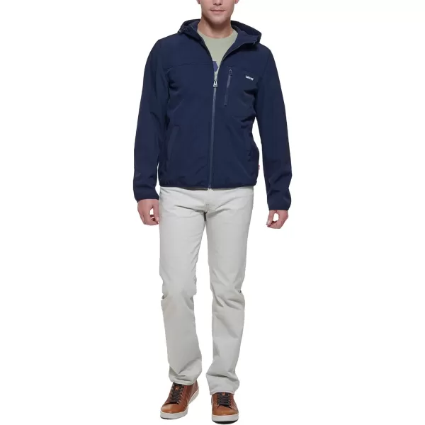 Levis Mens Softshell Active HoodieNavy